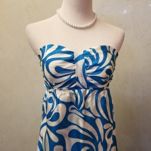 Liquid tube top 100% silk dress size 4 (38) - Picture 3 of 7